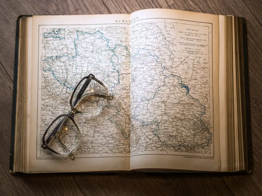 Mapa-múndi com avião sobrevoando e livros acadêmicos ao lado representando estudo no exterior
